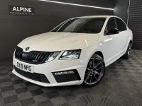 Used Skoda Octavia vRS 245 HP (180 kW) 2019 White Hatchback