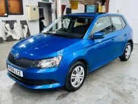 Used Skoda Fabia 60 HP (44 kW) 2015 Blue Hatchback