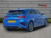 Used Kia Ceed GT-Line 117 HP (86 kW) 2019 Blue Hatchback