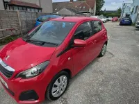 Used Peugeot 108 Active 68 HP (50 kW) 2015 Red Hatchback