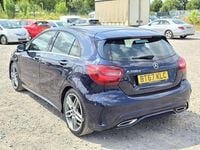 Used Mercedes A200 AMG line 136 HP (100 kW) 2017 Blue Hatchback