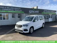Used Vauxhall Combo S 100 HP (73 kW) 2018 White MPV