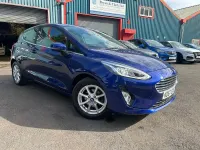Used Ford Fiesta Zetec 2018 Blue Hatchback