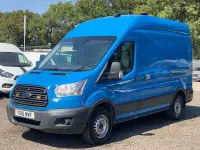 Used Ford Transit 155 HP (114 kW) 2016 Blue Van