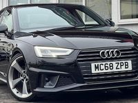 Used Audi A4 Black Edition 150 HP (110 kW) 2019 Black Sedan