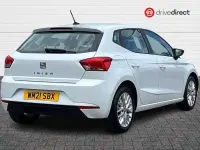Used Seat Ibiza SE Technology 95 HP (69 kW) 2021 White Hatchback