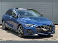 Used Audi A3 Black Edition 147 HP (108 kW) 2025 Blue Hatchback