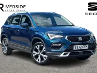 Used Seat Ateca SE Technology 110 HP (80 kW) 2022 Aurora blue SUV