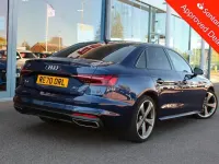 Used Audi A4 Black Edition 204 HP (150 kW) 2021 Blue Sedan