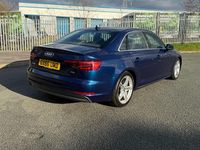 Begagnad Audi A4 S-Line 2016 Blå Sedan