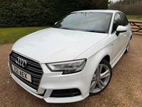 Used Audi A3 Sportback S-Line 150 HP (110 kW) 2019 White Hatchback