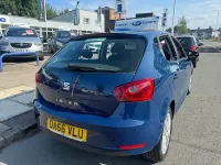 Used Seat Ibiza 74 HP (54 kW) 2016 Blue Hatchback