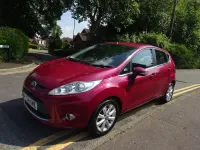 Used Ford Fiesta Zetec 82 HP (60 kW) 2008 Red Hatchback
