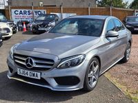 Used Mercedes C220 AMG line 170 HP (125 kW) 2014 Silver Sedan