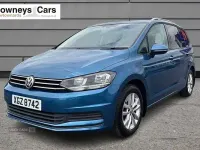 Used VW Touran SE 110 HP (80 kW) 2017 Blue MPV