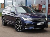 Used VW Tiguan Allspace R-line 150 HP (110 kW) 2022 Blue SUV