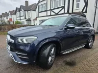 Used Mercedes GLE400 AMG Line Premium Plus 325 HP (239 kW) 2019 Blue SUV