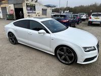 Used Audi A7 S-Line 2013 White Hatchback