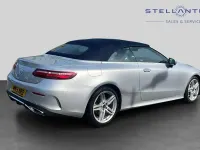 Used Mercedes E220 AMG line 191 HP (140 kW) 2019 Grey Cabriolet