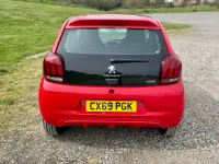 Used Peugeot 108 Active Top 72 HP (52 kW) 2019 Red Hatchback