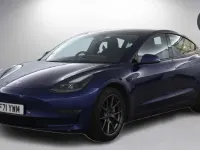 Used Tesla Model 3 Long Range AWD 366 kW (498 HP) 2021 Blue Sedan
