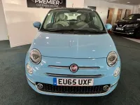 Used Fiat 500 Lounge 69 HP (50 kW) 2015 Blue Hatchback