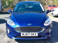 Used Ford Fiesta Zetec 70 HP (51 kW) 2017 Blue Hatchback