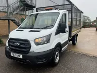 Usado Ford Transit 130 CV (95 kW) 2022 Blanco Descapotable