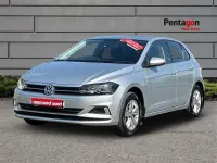 Used VW Polo SE 94 HP (69 kW) 2018 Silver Hatchback