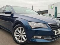 Used Skoda Superb SE 148 HP (108 kW) 2018 Blue Estate