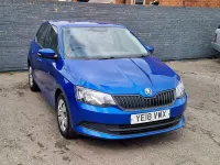 Used Skoda Fabia 2018 Blue Hatchback