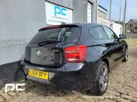 Used BMW 114 Sport Line 102 HP (75 kW) 2014 Black Hatchback