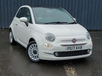 Używany Fiat 500 Lounge 69 KM (50 kW) 2017 Biały Hatchback