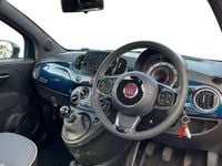 Used Fiat 500 Lounge 69 HP (50 kW) 2019 Blue Hatchback