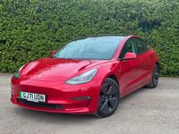 Usado Tesla Model 3 Long Range AWD 366 kW (498 HP) 2021 Vermelho Sedan
