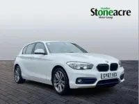Used BMW 118 Sport Line 134 HP (98 kW) 2017 White Hatchback