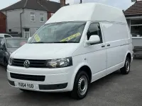 Used VW T5 Startline 102 HP (75 kW) 2014 White Van