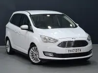 Used Ford Grand C-Max Titanium 120 HP (88 kW) 2017 White MPV