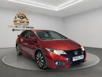 Used Honda Civic SE Plus 100 HP (73 kW) 2015 Red Hatchback