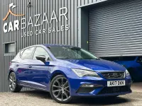 Used Seat Leon FR 125 HP (91 kW) 2017 Blue Hatchback