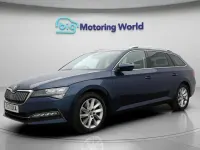Used Skoda Superb Dynamic 218 HP (160 kW) 2022 Blue Estate