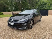 Used VW Golf VII GTE 204 HP (150 kW) 2017 Black Hatchback