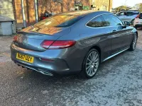Begagnad Mercedes C220 AMG line 170 HK (125 kW) 2017 Grå Sportkupé