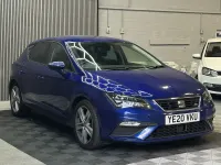 Used Seat Leon FR 130 HP (95 kW) 2020 Blue Hatchback