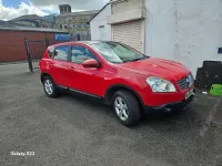 Used Nissan Qashqai Acenta 114 HP (83 kW) 2008 Red SUV