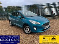 Used Ford Fiesta Zetec 85 HP (62 kW) 2018 Blue Hatchback