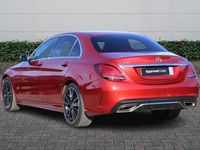Used Mercedes C300 AMG line 2020 Red Sedan