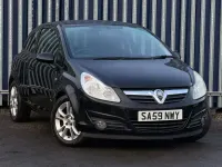 Używany Vauxhall Corsa 79 KM (58 kW) 2009 Czarny Hatchback