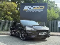 Used Ford Focus ST-Line 125 HP (91 kW) 2018 Black Hatchback