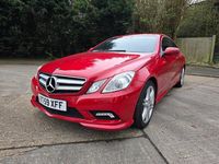 Usado Mercedes E350 231 HP (169 kW) 2009 Vermelho Coupé